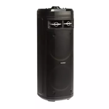 Портативная колонка Soundmax SM-MS4207, 80Вт, 3600мАч, FM, BT, USB, TWS, подсветка, черная