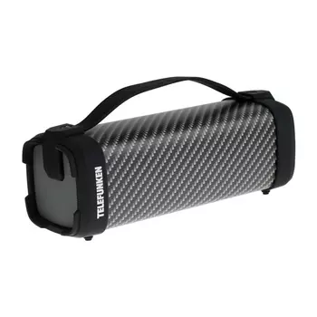 Портативная колонка Telefunken TF-PS1241B, 12Вт, 1500мАч, FM, BT, microSD, IPХ4,AUX, серая