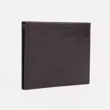 Портмоне мужское TEXTURA, отдел для карт, купюр, монет, цвет коричневый