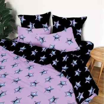 Постельное бельё 1.5 сп, размер 150x220 см, 145x215 см, 50x70 см - 2 шт