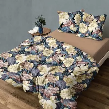 Постельное бельё 1.5 сп, размер 150x220 см, 145x215 см, 70x70 см - 2 шт