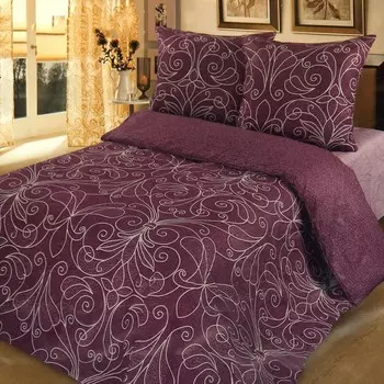 Постельное бельё 1,5сп"Традиция: Жемчужина", 147х217 см, 150х220 см, 70х70 см - 2 шт