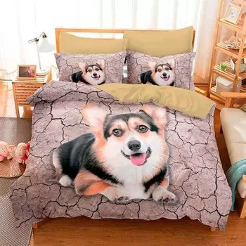 Постельное бельё 2 сп, размер 220x240 см, 175x215 см, 50x70 см - 2 шт
