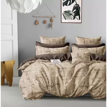 Постельное бельё 2 сп, размер 220x240 см, 175x215 см, 70x70 см - 2 шт