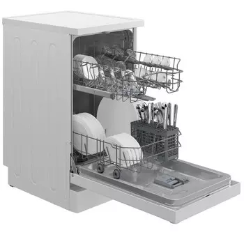 Посудомоечная машина Indesit DFS 1A59, класс А, 10 комплектов, 5 программ, белая