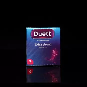 Презервативы DUETT Extra Strong 3 шт