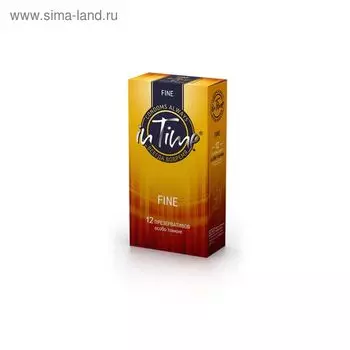 Презервативы IN TIME Fine, особо тонкие, 12 шт.
