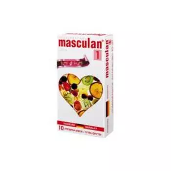 Презервативы Masculan Ultra 1 «Тутти-фрутти», 10 шт.