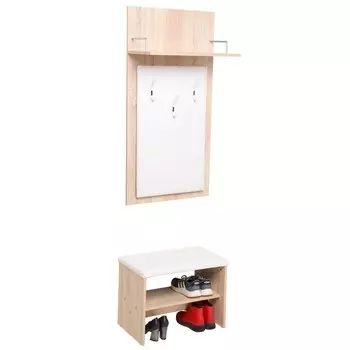 Прихожая Герда-1 Дуб Сонома/белый