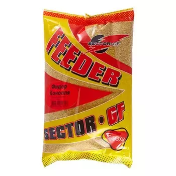 Прикормка GF Sector ФИДЕР КОНОПЛЯ 1кг