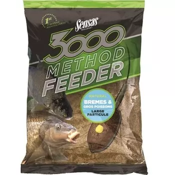 Прикормка Sensas 3000 METHOD FEEDER Bream&amp;Big Fish 1кг