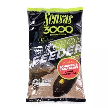 Прикормка Sensas 3000 METHOD FEEDER Tench&amp;Crucian Carp 1кг
