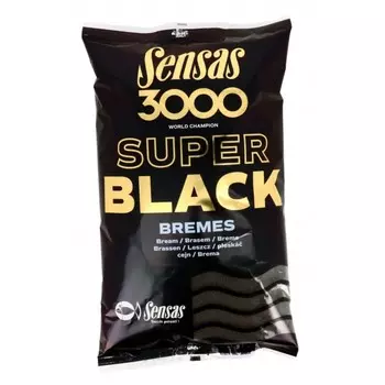 Прикормка Sensas 3000 Super BLACK Bremes 1кг