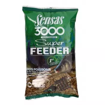 Прикормка Sensas 3000 Super FEEDER Big Fish 1кг