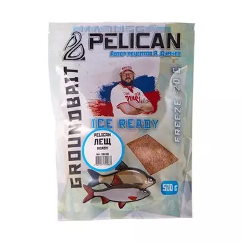 Прикормка зим. готовая Pelican ЛЕЩ 0,5кг
