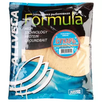 Прикормка зимняя ALLVEGA Formula Winter, 0,5 кг, сухарь