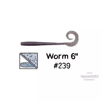 Приманка GARY YAMAMOTO Worm, 152 мм, 10 шт., набор, 01855_3427