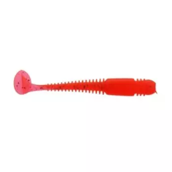 Приманка силиконовая Master Twist FRY 3,9 ", цвет 038, набор 4 шт, коричнево-красный