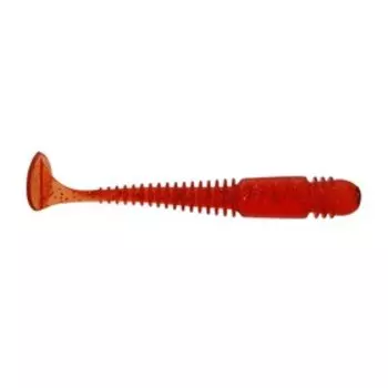 Приманка силиконовая Master Twist FRY 3,9 ", цвет 049, набор 4 шт, бордовый