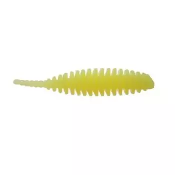 Приманка силиконовая Master Twist LEECH 1,5", цвет 004, набор 10 шт, светло-желтый