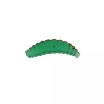 Приманка силиконовая Master Twist MAGGOT 1,4" цвет 057 (уп.7 шт), зеленый
