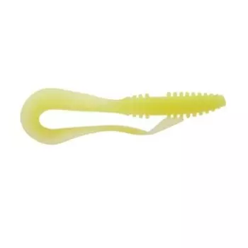 Приманка силиконовая Master Twist PERCH DESERT 2,5", цвет 004, набор 7 шт, светло-желтый