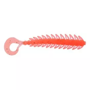 Приманка силиконовая Master Twist SKOLOPENDRA 3", цвет 038, набор 5 шт, коричнево-красный