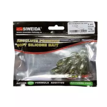 Приманка силиконовая SIWEIDA "Assassin Tail Grub" 5,0см 1,6г (8шт.) цв. 359