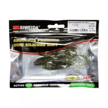 Приманка силиконовая SIWEIDA "Assassin Tail Grub" 6,5см 3,3г (7шт.) цв. 359