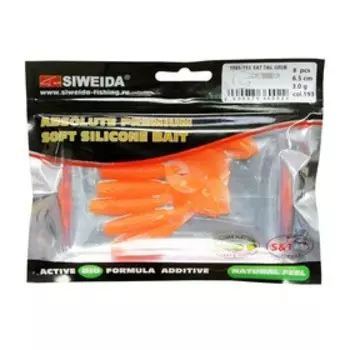 Приманка силиконовая SIWEIDA "Fat Tail Grub" 6,5см 3,0г (8шт.) цв. 193