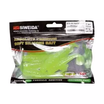 Приманка силиконовая SIWEIDA "Fighter Shad" 7,5см 6,1г (7шт.) цв. 195