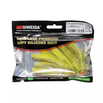 Приманка силиконовая SIWEIDA "Fighter Shad" 7,5см 6,1г (7шт.) цв. 203