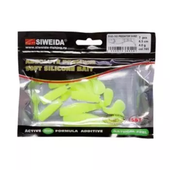 Приманка силиконовая SIWEIDA "Predator Shad" 6,5см 4,0г (7шт.) цв. 165