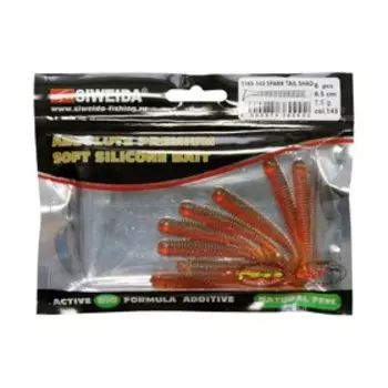 Приманка силиконовая SIWEIDA "Spark Tail Shad" 6,5см 1,6г (8шт.) цв. 143