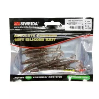 Приманка силиконовая SIWEIDA "Swim Shad" 6,5см 2,6г (8шт.) цв. 192