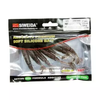 Приманка силиконовая SIWEIDA "Swim Shad" 7,5см 3,6г (7шт.) цв. 192