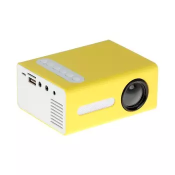 Проектор Unic T300, 800 лм,1920x1080, 800:1, ресурс лампы: 30000 часов, USB,HDMI, желтый