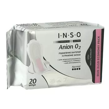 Прокладки INSO Anion O2, normal, 20 шт.