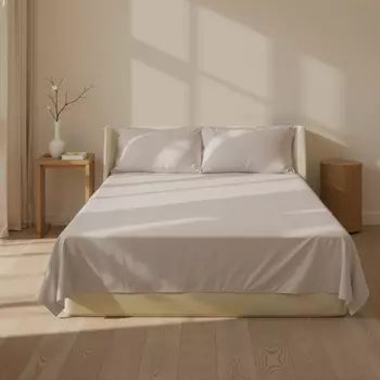Простыня евро SL Home Modal, 235260 см, серая, модал