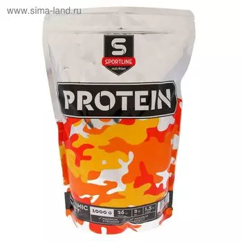 Протеин SportLine Dynamic Whey Protein, Лесные ягоды, спортивное питание, 1000 г