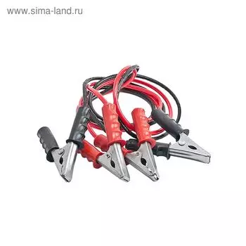 Провода пусковые "ГЛАВДОР" 300А, 2 м, медные, черная-красная обмотка