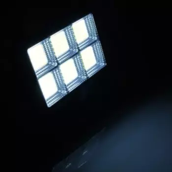 Светодиодный прожектор на солнечной батарее 25 Вт, выносная панель, 17 × 14 × 10 см, 6500К