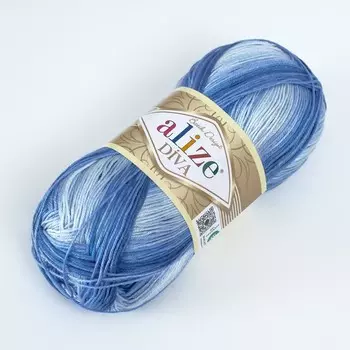 Пряжа "Diva Batik" 100% микрофибра 350м/100гр (3282)