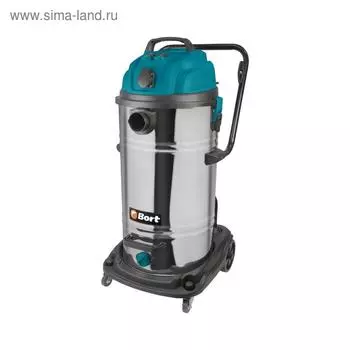 Пылесос Bort BSS-2260-Twin, 2400/440 Вт, сухая/влажная уборка, 70 л, серебр.