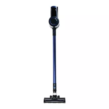 Пылесос HARPER HVC-VR02, вертикальный, беспроводной, 240/80 Вт, беспроводной, 0.8 л, синий