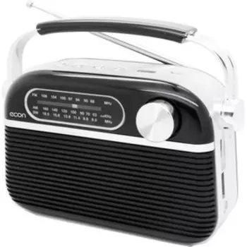 Радиоприемник Econ ERP-2700UR, 3Вт, MP3, AUX, micro SD, FM 64-108 мГц, 220В, цвет чёрный