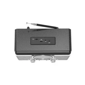 Радиоприемник RITMIX RPR-095, 220 В, Вт. IEC, USB, Jack 3.5, microSD, серебристый