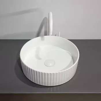 Раковина накладная Comforty 78728, круглая, цвет белый
