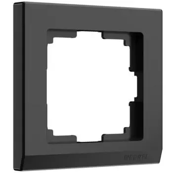 Рамка на 1 пост WL04-Frame-01-black, цвет черный