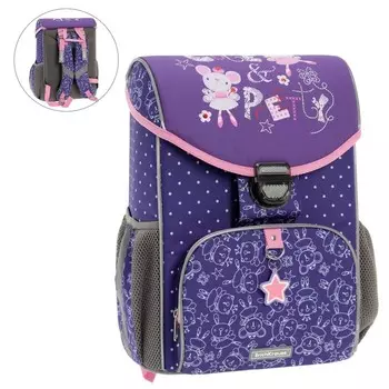 Ранец на замке Erich Krause ErgoLine 15L, 37 х 25 х 14 мм, Cute&amp;Pretty, сиреневый